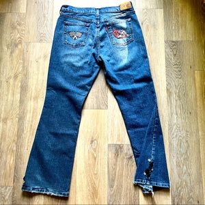 LEVIS 515 BOOTCUT CUSTOMIZED SIZE 10 S